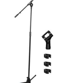 5 CORE 5Core Microphone Stand Floor Adjustable With Metal Boom Arm - màu đen - Xem 1