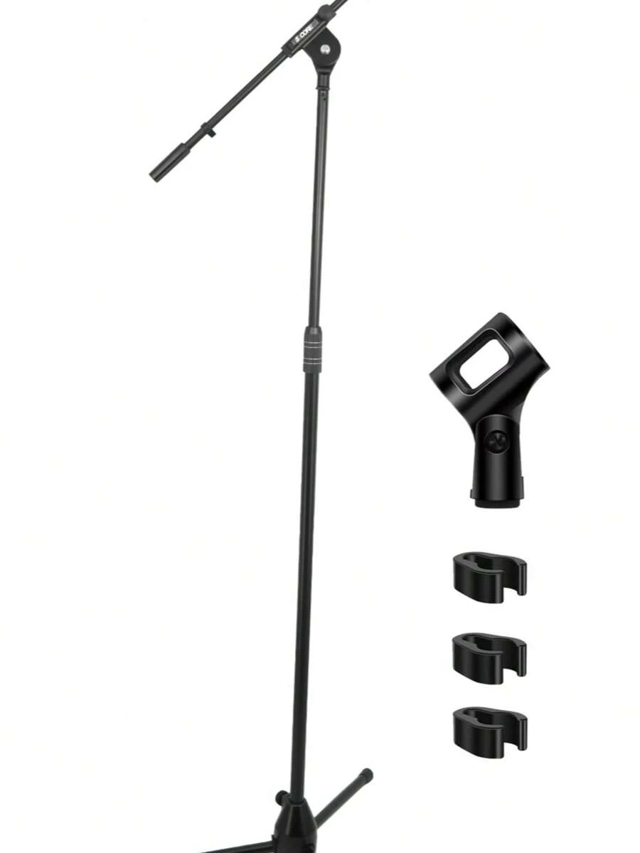 5 CORE 5Core Microphone Stand Floor Adjustable With Metal Boom Arm - màu đen - Xem 1