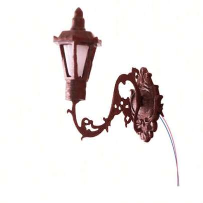 2 件 LED 3V 模型灯、立体模型建筑材料、发光路灯、壁灯、路灯、庭院灯