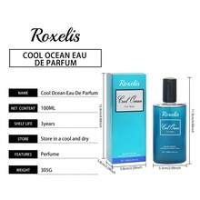 Roxelis Woody Cologne Eau De Toilette 100ml– Fresh Long-Lasting Fragrance With Amber, Bergamot & Citrus, Portable Perfume For Daily Wear And Confident Charm