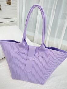 Tunpurle Damen Umhängetasche mit großer Kapazität, Pendler-Shopper, Damentasche in Maultaschenform