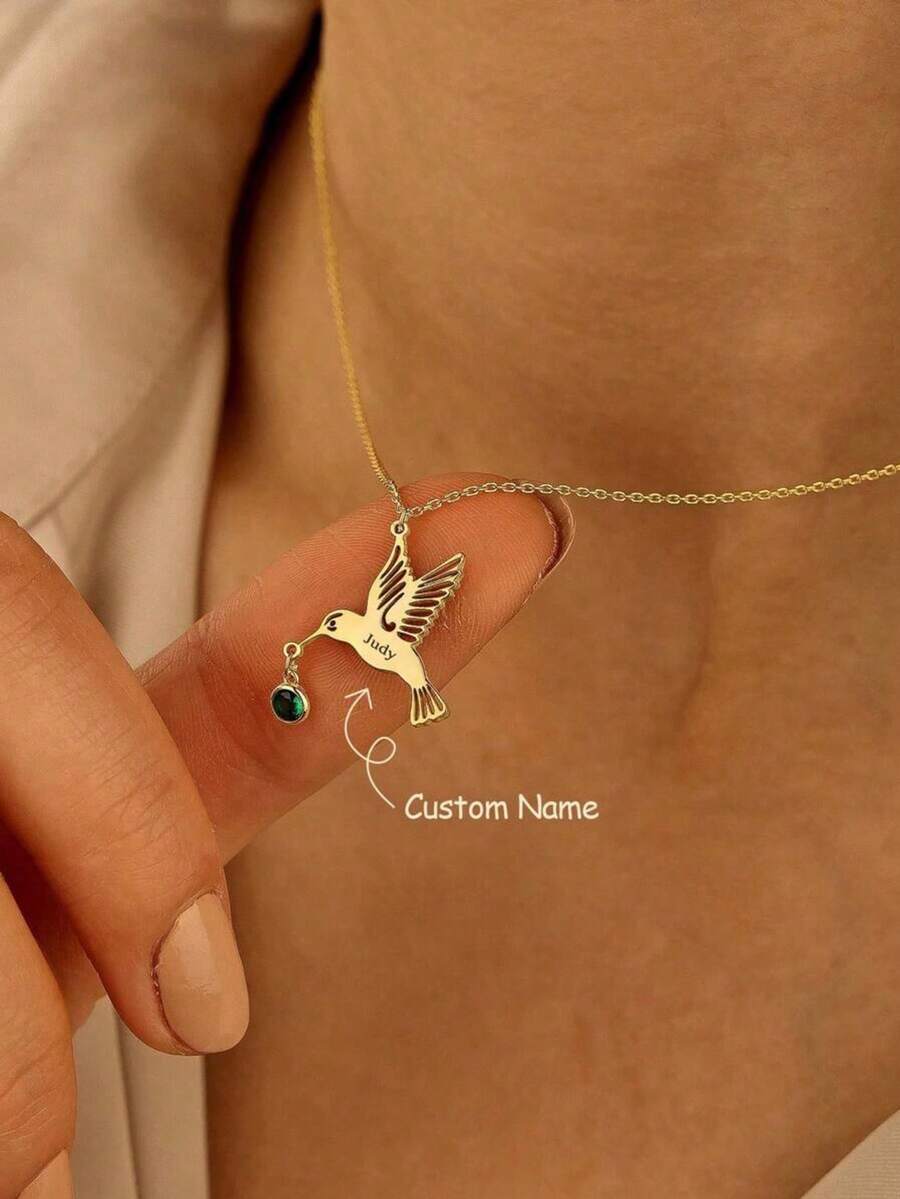 Customized Fashion Word Necklaces - Multicolor - View 1