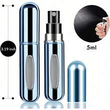 (Free Shipping)4 Pcs Perfume Travel Refillable, 5ml Travel Perfume Bottle Refillable, Atomizer Sprayer For Perfume, Perfume Atomizer For Essentials For Men & Women, Perfect For Pockets - Mặc định - Xem 2