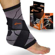 Hyperz - Tobillera para Esguince Ortopedica Tobillera Deportiva de Compresión Ajustable de Neopreno Transpirable, Hombre y Mujer Multi-Talla, fascitis plantar Hombre, Tobillo rehabilitación (1) - 1 - Ver 13