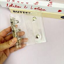 A8/A6/A7/M5 双扣活页夹封面、透明活页夹、DIY 替换套笔记本、收集书籍整理器 - 彩色 - 查看 17