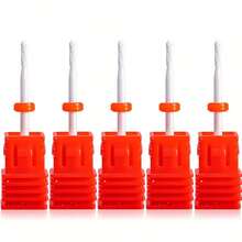 Bộ 5 hoặc 10 dụng cụ cắt gốm, mũi khoan móng, dụng cụ mài móng gel, dụng cụ loại bỏ lớp biểu bì, bộ giũa móng điện, phụ kiện - Nhiều màu - Xem 12