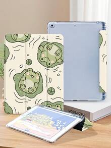 Anime Frog Cartoon Pattern Protective Case Compatible With IPad 7/8/9/10.2", IPad 10th Gen, Kindle Paperwhite 12th Gen 2024, Kindle (11th Generation) 2022, Galaxy Tab. The Case Has Auto Sleep/Wake Function, Multiple Styles Available - Multicolor - View 4