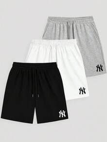 Kit 3 Men's Bermuda Shorts, Fleece Shorts, Flannel, Immediate Shipping, Comfortable, Various Colors - Nhiều màu - Xem 8