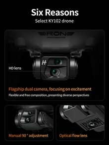 CASRRA The V88 Remote-Controlled Foldable Drone With Intelligent Dual Cameras Features Dual High-Definition 720P Cameras, Optical Flow Technology, One-Click /Landing, Stable Flight, 360° Rolling Of The Drone, A Gift Storage Bag For Beginners, Spare Accessories, A Drone For Beginners, Cheap Drone Toys, Cameras, Drones, Wonderful Birthday Gifts, And Festival Gifts