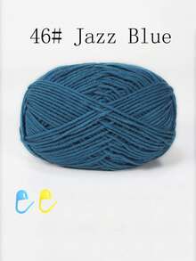 1/3包 50克 4股钩针线，带记号扣的钩针线，初学者钩针套装，多包装编织线，优质腈纶线，柔软钩针线，DIY工艺品，围巾（配饰颜色随机）