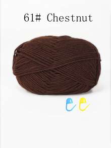 1/3包 50克 4股钩针线，带记号扣的钩针线，初学者钩针套装，多包装编织线，优质腈纶线，柔软钩针线，DIY工艺品，围巾（配饰颜色随机）