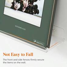 Lifewit Floating Shees Wall Mounted 10 Pack 15 Clear Acrylic Wall Storage Bookshelf Display Ledge Holder Decor For Book Magazine Photo Makeup Figure In Bathroom Living Room Bedroom Kitchen