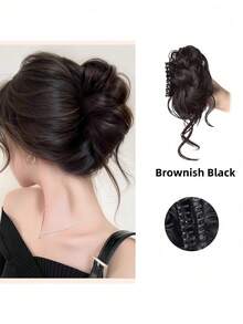 إكسسوار شعر اصطناعي أنيق | تصميم مشبك بيضاوي متعدد الألوان | إكسسوار متعدد الاستخدامات لتسريحة الشعر العالية للسيدات | مناسب للارتداء اليومي والمناسبات الخاصة | هدية مثالية للمرأة، إكسسوار شعر مشبك شعر خريفي موضة مشابك شعر شتوية للنساء لإطلالات العطلات