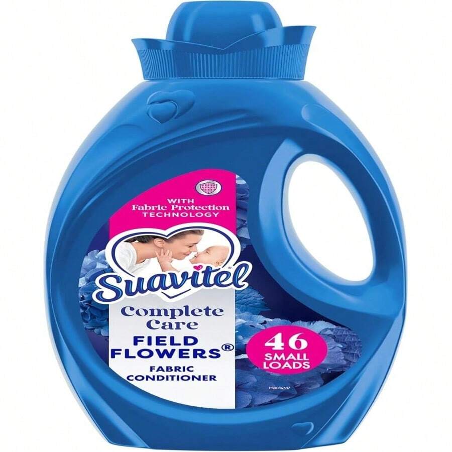 Suavitel Complete Liquid Fabric Softener, Fabric Conditioner, HE Compatible, 46 Small Loads, Field Flowers Scent, 46 Fl Oz Bottle - FärgA - Visa 1