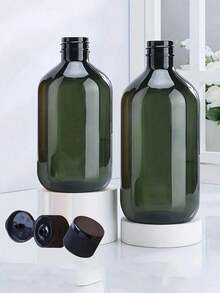 Chai đựng mỹ phẩm nắp lật 16,91oz & 10,14oz - Hộp nhựa có thể nạp lại đựng kem dưỡng da, dầu gội, xà phòng - Đồ dùng thiết yếu cho du lịch và phòng tắm với thiết kế vòi chính xác, sắp xếp nhà cửa, phong cách tối giản, kết cấu, hộp đựng chất lỏng, lối sống tối giản - Nhiều màu - Xem 2