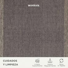 Alfombra beige para dormitorio con cubierta protectora|La alfombra perfecta para una decoración moderna y elegante del hogar.|Alfombra de Alta Calidad para Sala de Estar - Adecuada para Exteriores|Fácil de Limpiar - Aspiradora - Café con reloj - Ver 8