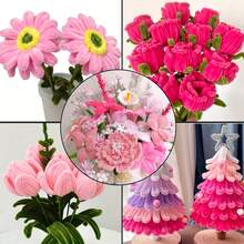 500 Pieces Coloful Pipe Cleaners, Chenille Stems, Craft Supplies Multicolor Chenille Stems For Art&Craft Christmas DIY Projects