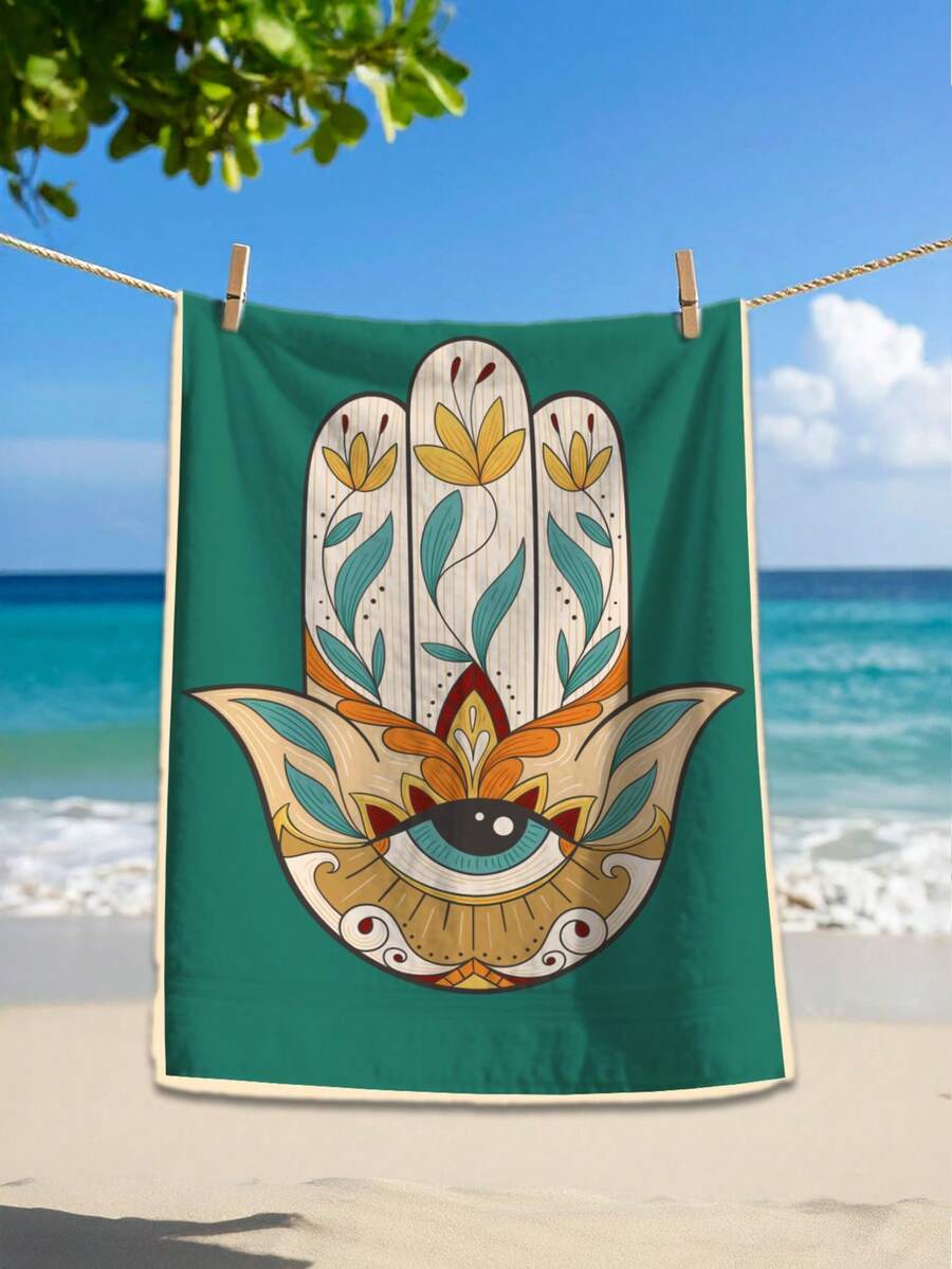 Microfiber Beach Towel – 75x150 Cm – Lightweight, Absorbent & Quick-Drying Summer Towel – Made In Turkey - Grey - View 1
