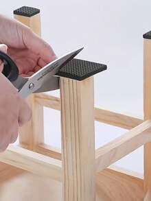 39.37in Mute Wear-Resistant Anti-Slip Table And Chair Foot Protector Pad, Thick Anti-Noise Wear-Resistant Mute Pad, Suitable For Dining Tables, Chairs, Helping To Minimize Noise From Chairs, Tables, And Beds. - Multicolor - View 4