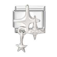 1pc Bow, Heart & Pentagram Charm DIY Bracelet, Necklace, Ring, Anklet, Fashion Elegant Cute Modular Jewelry Accessories