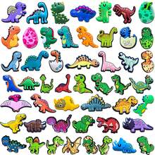 Random 15/20/30pcs Dinosaur Series Shoe Charms, Suitable For Beach Sandals, Shoe Decoration, High-Quality Popular Accessory, Great Gift For Teens, Men, Women And Adults - Multicolor - View 7