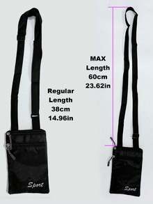 XAXRE 1 Pc Invisible Anti-Theft Neck Pocket, Military-Grade Waterproof Nylon, Lightning Security Inspection Channel, Shoulder And Neck Dual Mode, 3-Second Hidden Pocket Quick Access, Travel/Hiking/Commuting Full-Scene Adaptation, Anti-Scratch Zipper Matrix, Document And Bill Security Compartment Streetwear Phone Bag - one-size - View 8