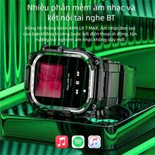 LOKMAT Đồng hồ thông minh APPLLP 7 MAX, màn hình AMOLED 2.06 inch, hỗ trợ thẻ SIM 4G/5G, tương thích với thiết bị Android & iOS, camera độ phân giải cao xoay 180°, dữ liệu di động, Wi-Fi, tải ứng dụng của bên thứ ba, hệ điều hành Android 8.1. - APPLLP 7 MAX - Xem 10