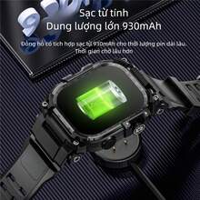 LOKMAT Đồng hồ thông minh APPLLP 7 MAX, màn hình AMOLED 2.06 inch, hỗ trợ thẻ SIM 4G/5G, tương thích với thiết bị Android & iOS, camera độ phân giải cao xoay 180°, dữ liệu di động, Wi-Fi, tải ứng dụng của bên thứ ba, hệ điều hành Android 8.1. - APPLLP 7 MAX - Xem 12