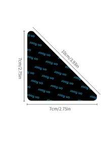 4/8/12pcs Big Washable Anti Slip Carpet Mat Suitable For Hardwood Flooring, Washable Carpet Tape, Double-Sided Adhesive Carpet Mat, Durable PU Material Very Suitable For Home Decoration Carpet Fixtures, Hardwood Flooring And Tile Anti Slip Carpet Mat - Multicolor - View 2