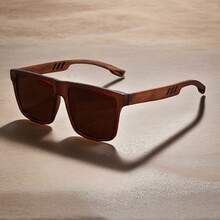 1pc Unisex Fashion Plastic Sunglasses, Solid Color Pattern, Casual Style, Square Frame, Suitable For Daily Life, Back To School Season, Summer Beach, Party, Outfit Matching, Gatherings, Great Gift, Fits All Face Shapes