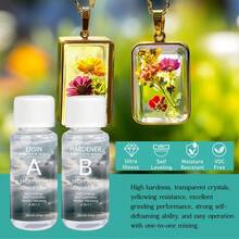 Kit de resina epoxi cristal transparente de 20/50/100/250ml, resina epoxi transparente sin burbujas para colada de escritorio y barra, resina epoxi transparente para manualidades y artesanía, regalo para cumpleaños/fiesta/festival