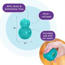 Outward Hound By Planet Dog Double Snoop Interactive Treat Dispensing Dog Toy, Purple - ColorA - 查看 3