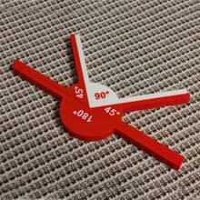 1 Set Of Math Teaching Aids - Angle Measurement Tools, Geometric Angle Display Instruments, Educational Learning Tools For Angle Recognition, Made Of Plastic, Ideal For Young Learners, Math Teaching Aids|Informative Display| Plastic Construction - Multicolor - View 8