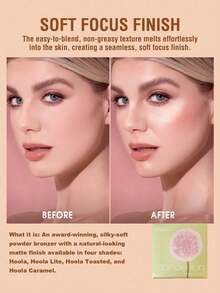 Phấn má hồng Benefit Wanderful World Silky Smooth Powder Blush #Dandelion Pink Radiant Blush 6g/0.21oz | Chống mồ hôi | Không gây mụn | Không lem | Có thể tán nhiều lớp | Tạo hiệu ứng má hồng tự nhiên | Làm sáng và làm mờ khuyết điểm | Công thức mịn mượt, dễ thoa | Mang lại vẻ rạng rỡ tươi tắn | Phù hợp cho trang điểm hàng ngày và các dịp đặc biệt - Hồng nhạt - Xem 6