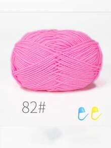 1/3包 50克 4股钩针线，带记号扣的钩针线，初学者钩针套装，多包装编织线，优质腈纶线，柔软钩针线，DIY工艺品，围巾（配饰颜色随机）