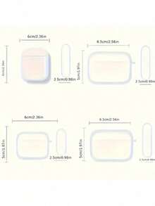 Funda suave minimalista con estrella azul compatible con AirPods Pro 2, funda protectora para AirPods Pro 2 de 5ta generación, regalo minimalista - Azul - Ver 5