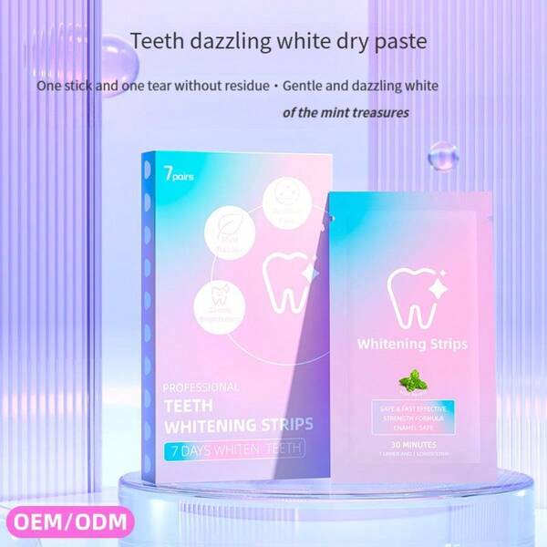 Purple Teeth Whitening Strips, Remove Stains From Smoking, Coffee, Tea, Maintain Oral Whiteness