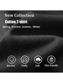 Podría ser mucho peor, podría empezar a actuar como mi madre. Camiseta suave 100% algodón, negra con estampado gráfico. Suave 100% algodón, camiseta para parejas, regalo para hombres, mujere - Negro - Ver 5