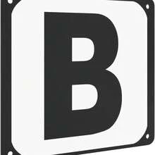 Dressage  Letters - Set Of 12, Steel, Black/White, Easy To Install, Weatherproof, Suitable For Equestrian Training - Default - View 6