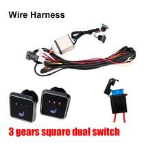 3-Layer Car Seat Heating Car Seat Heat Insulation Pad 4Pcs 12V DC Winter Seat