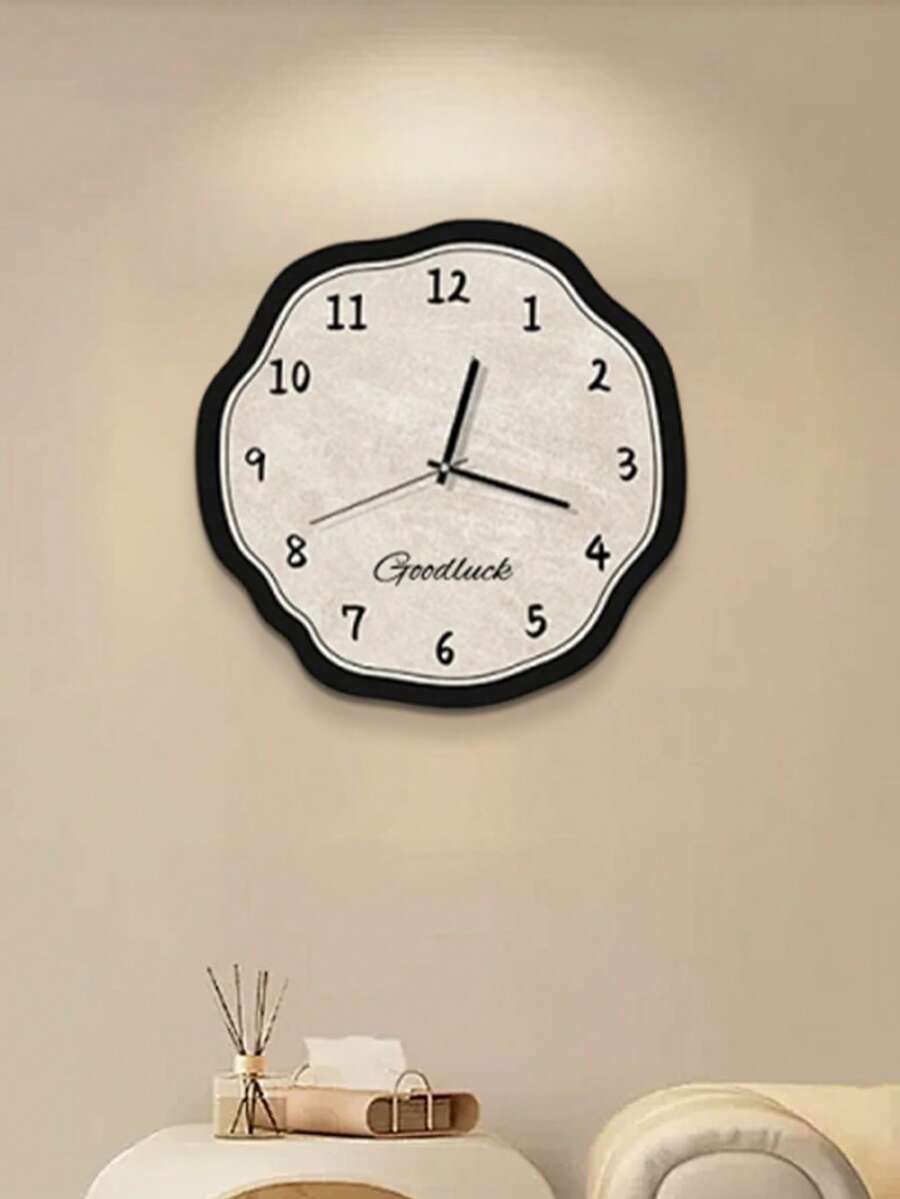 Vintage Style Wall Clock, Daily Retro Creative Hanging Clock, New Model Entrance Hall Clock, Living Room Hallway Wall Hanging Clock, Holiday Gift For Friends And Family - Multicolor - View 1