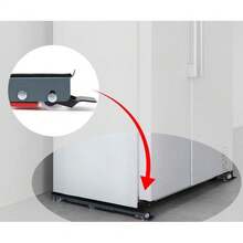 Base Support With Wheels For Refrigerator, Stove And Dishwasher. Adjustable Cart Base Up To 200kg - White - View 6