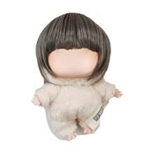 Novo Conjunto de Perucas de Boneca de 15-17cm de 1st/2nd/3rd Geração, Penteado Bobo Fofo, Adequado para Fantasia de Boneca , Festa, Festival, Styling de Feriado