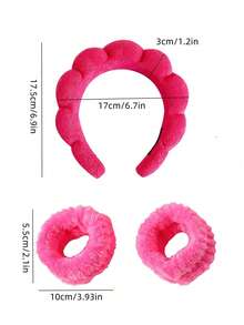 Bandă de păr din burete, bandă de transpirație, bandă de păr hidratantă pentru îngrijirea pielii, mască de curățare și accesorii neutre pentru fitness, produse la modă pentru îngrijire personală la sală (accesorii de păr, echipamente de fitness)