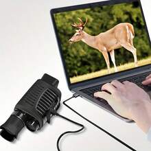 高清 1080P LED 红外夜视单筒望远镜 - 非常适合户外运动爱好者、猎人和冒险家：电池供电的数字设备，适用于狩猎、夜间监视和探索、狩猎装备、便携式光学设备、精密工程、远距离观看、冒险爱好者