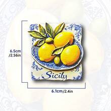 1pc Italian Landmark Fridge Magnet, 3D Resin Milan Duomo, Venice Canal & Italian Motorcycle (Vespa), Travel Souvenir Gift, Home Office Fridge Decor