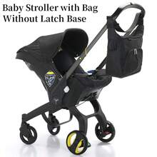 Baby Stroller With Free Bag, Multifunctional Newborn Stroller, Adjustable Handle, Basket, Cradle And Carriage, Suitable For Travel
