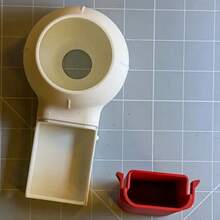 1pc Rotating Nozzle Drill Bit Dust Box - Collection Design, No Power Require, Compatible With Drill Bits And Accessories, Building Tool Accessories, Ergonomic Desin, Functional Design, Suitable For Drilling, Sandin, And Grindin, Home Furnish Project, Flexible Drill Bit Holder, Drill Attachments And Accessories