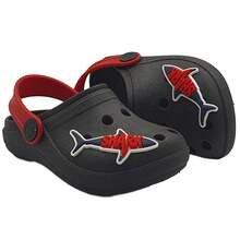 Children's Slippers For Boys And Girls With 3D Capybara Designs - Tiburón negro - Ver 2