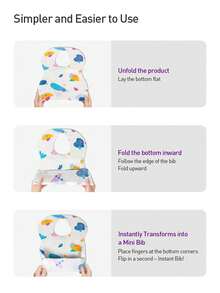 Philips Avent 20入拋棄式嬰兒圍兜,中性款 - 高吸水性、防漏,用餐與旅行必備,輕鬆處理髒亂餐點 - 彩色 - 查看 7